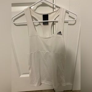 Adidas white tank